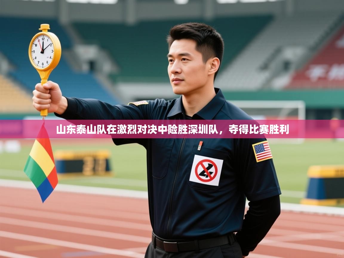山东泰山队在激烈对决中险胜深圳队，夺得比赛胜利